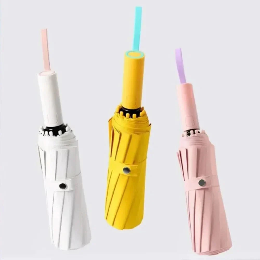 Compact Rainproof Folding Umbrella