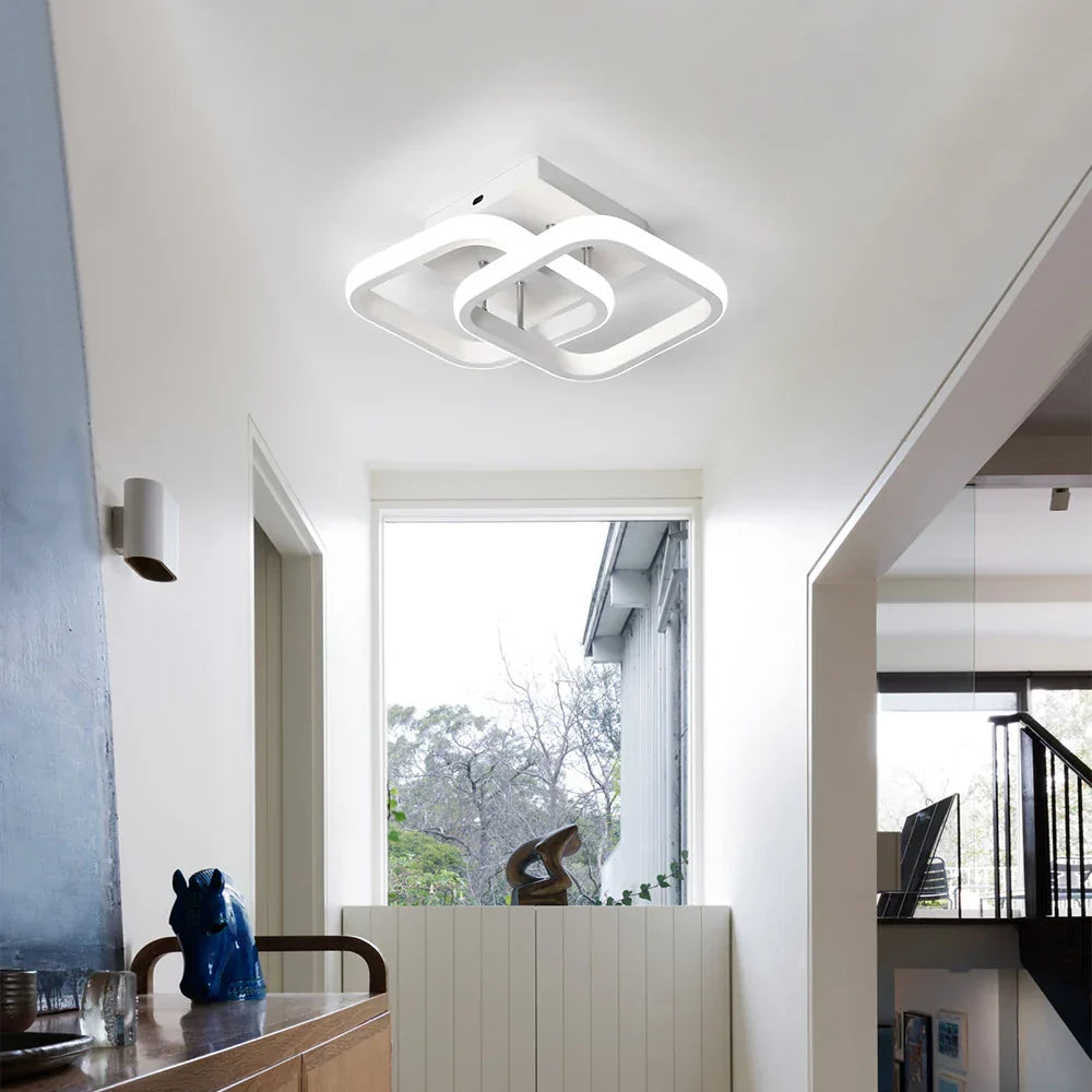 Modern LED Crystal Hallway Chandelier