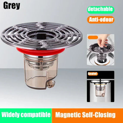 Easy Clean Magnetic Bath Drain Cover