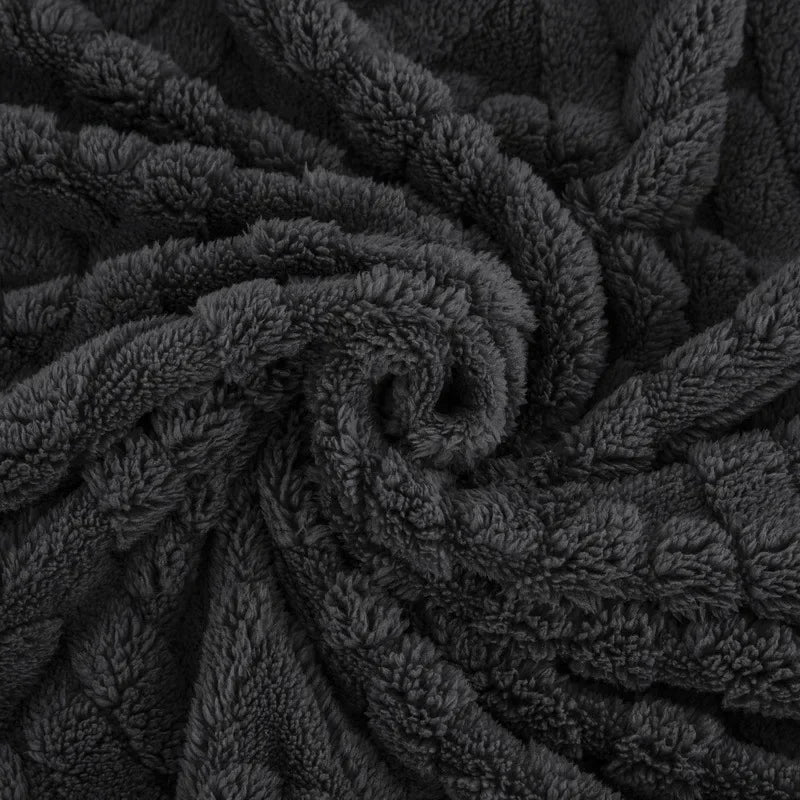 Warm Plush Fleece Blanket for Autumn and Winter