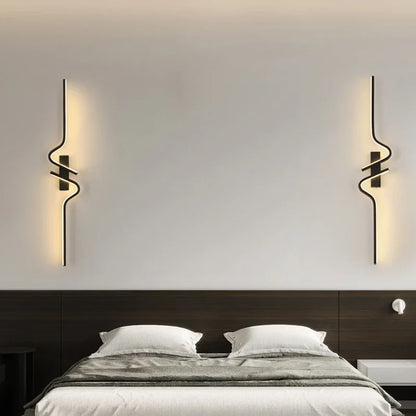 Slim LED Wall Sconce Light for Bedroom and Living Room