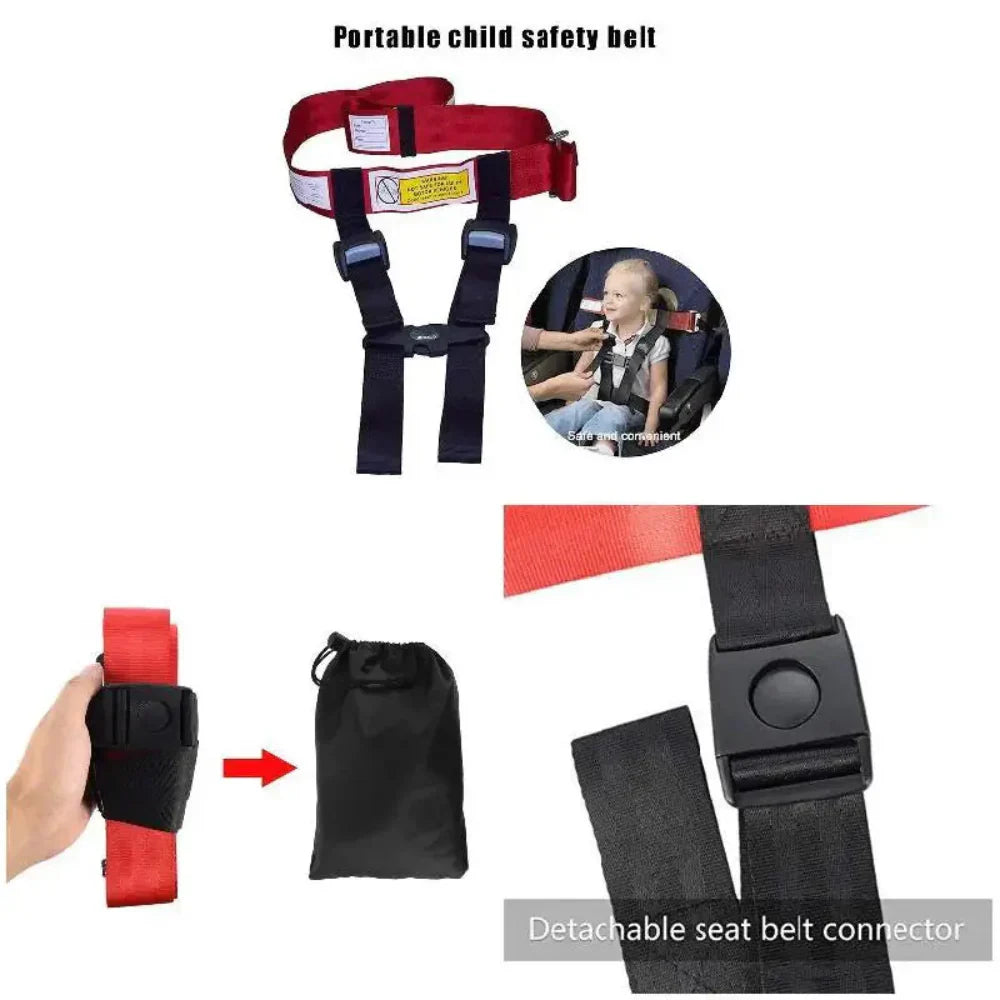 Kids Flying Safety Harness Adjustable Air Travel Belt