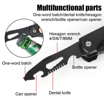Handy Pliers With Built-In Hammer Tool