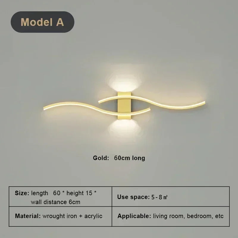 Contemporary LED Wall Light Fixture