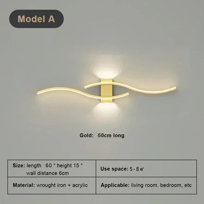 Contemporary LED Wall Light Fixture