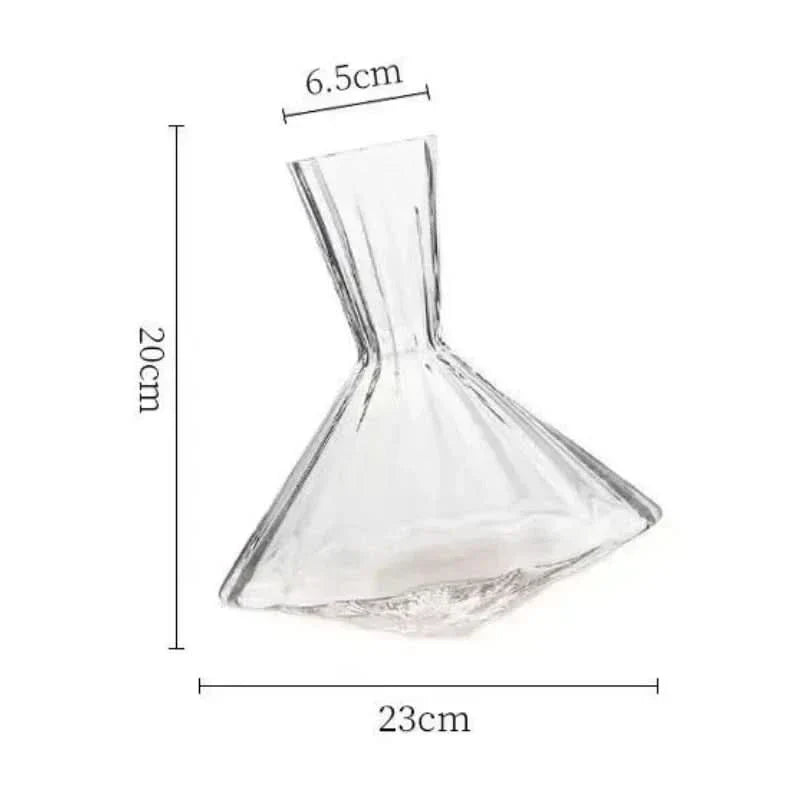 Luxury Clear Glass Wine Decanter 1L
