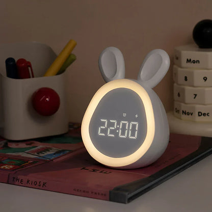 Fun Kids Alarm Clock with Night Light and LED Display