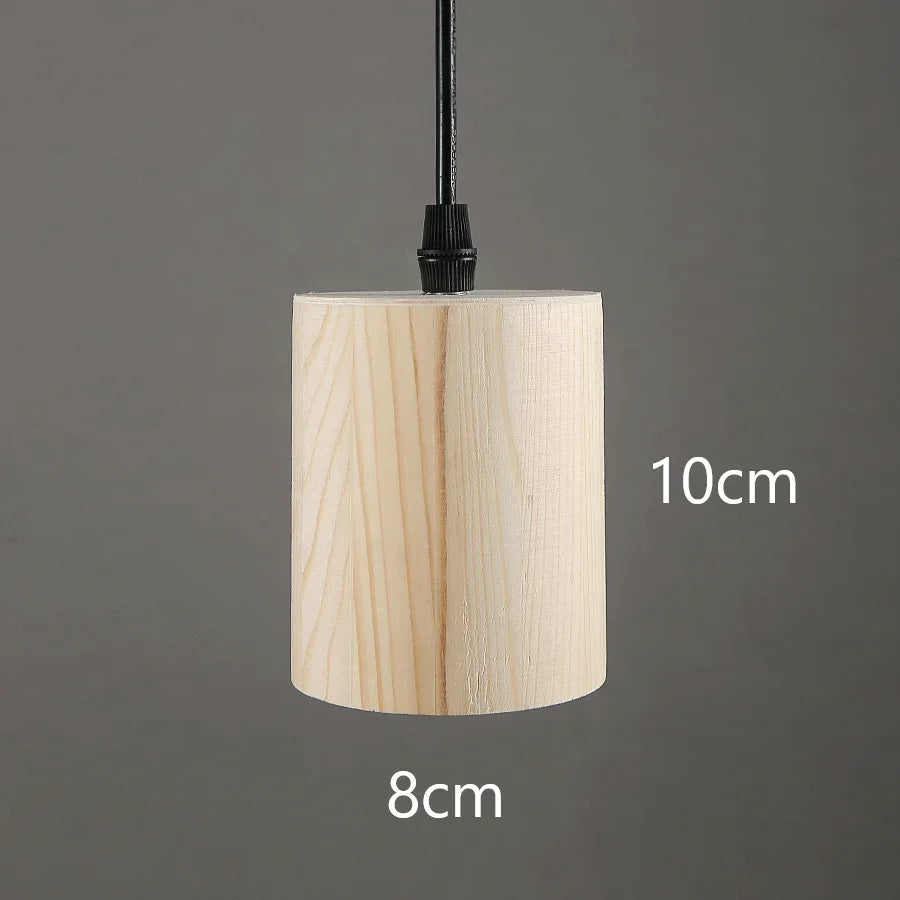 Rustic Wood Pendant Lamp - Cofik