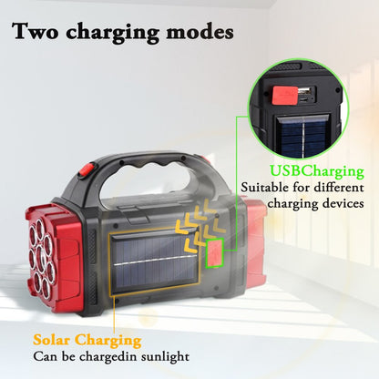 Portable Solar Powered LED Light Power Bank