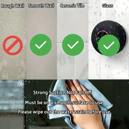 Waterproof Bluetooth Shower Radio Speaker