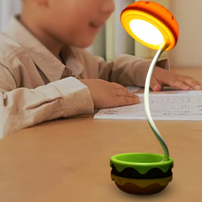 Portable LED Compact Burger Desk Lamp