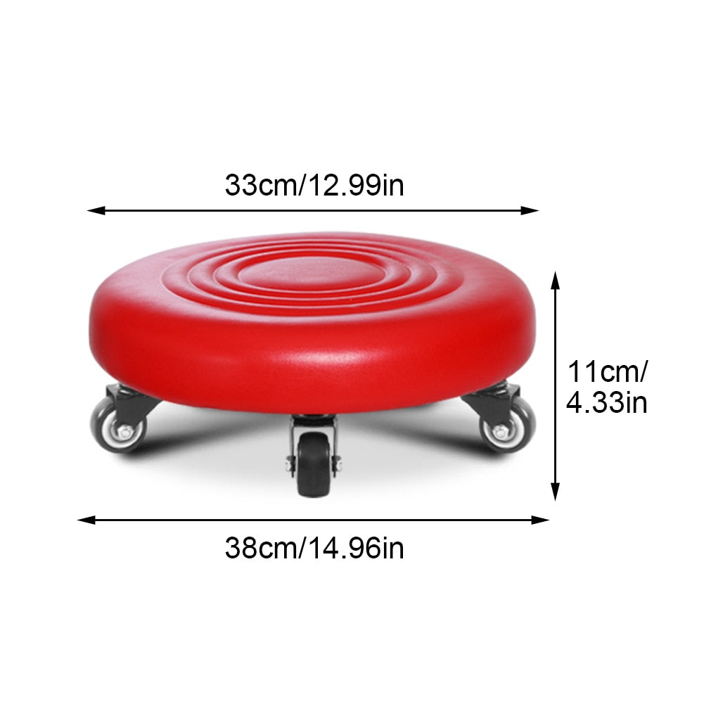 360 Spin Wheeled Office Stool