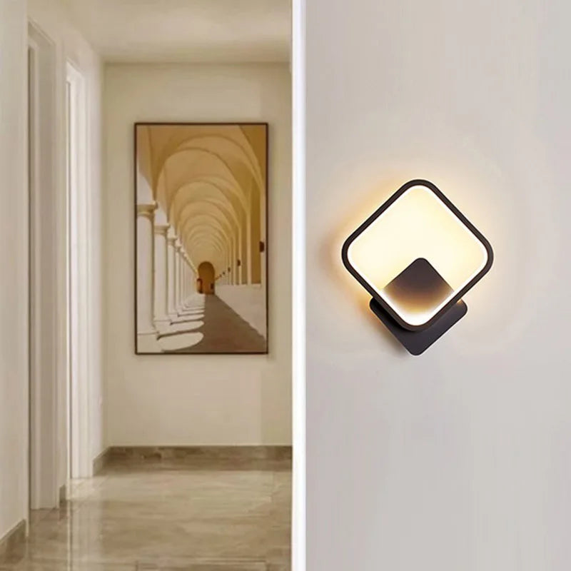 Contemporary Round LED Wall Light