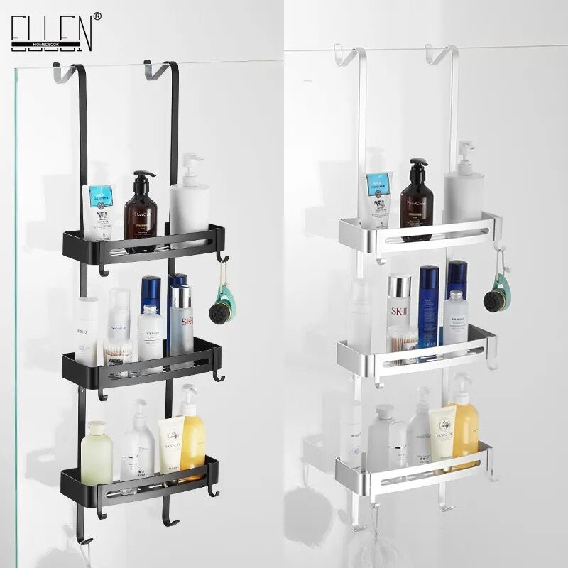 Easy Install Shower Storage Double Tier Shelf