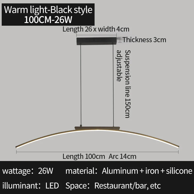 Stylish LED Hanging Pendant Light