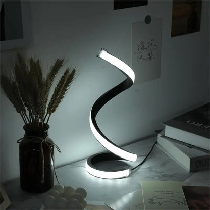 Stylish LED Spiral Desk Lamp