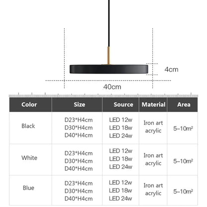 Stylish Dimmable LED Hanging Lamp