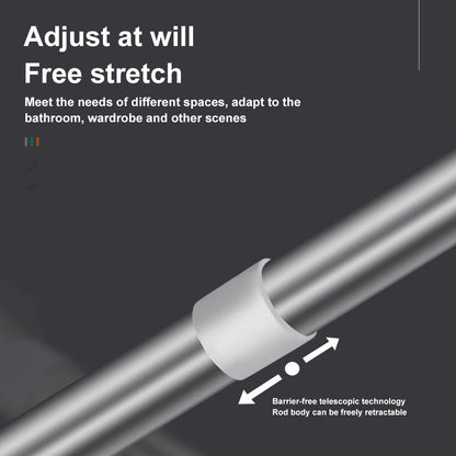 Compact Adjustable Expandable Closet Rod