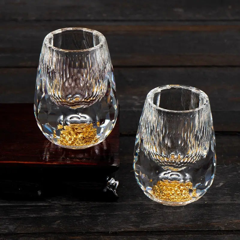 Elegant Crystal Wine Glass