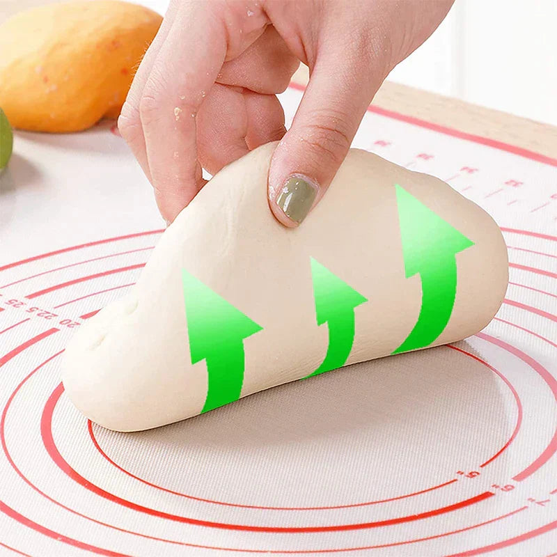 Easy Clean Silicone Baking Mat with Measure Marks
