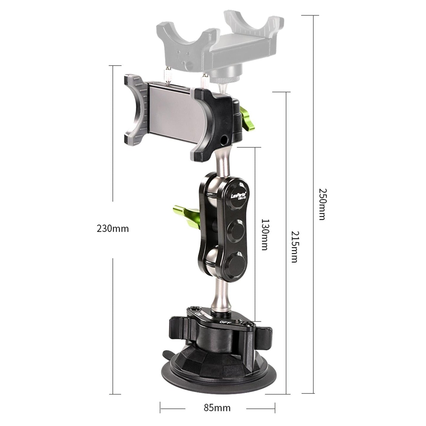 Heavy Duty Car Phone Mount With Strong Grip