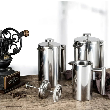 Premium Metal French Coffee Brewer