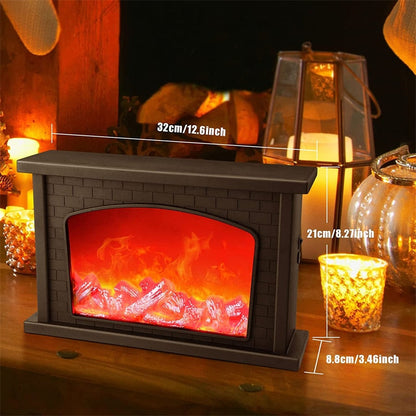 Compact Outdoor Tabletop Fire Pit Lamp