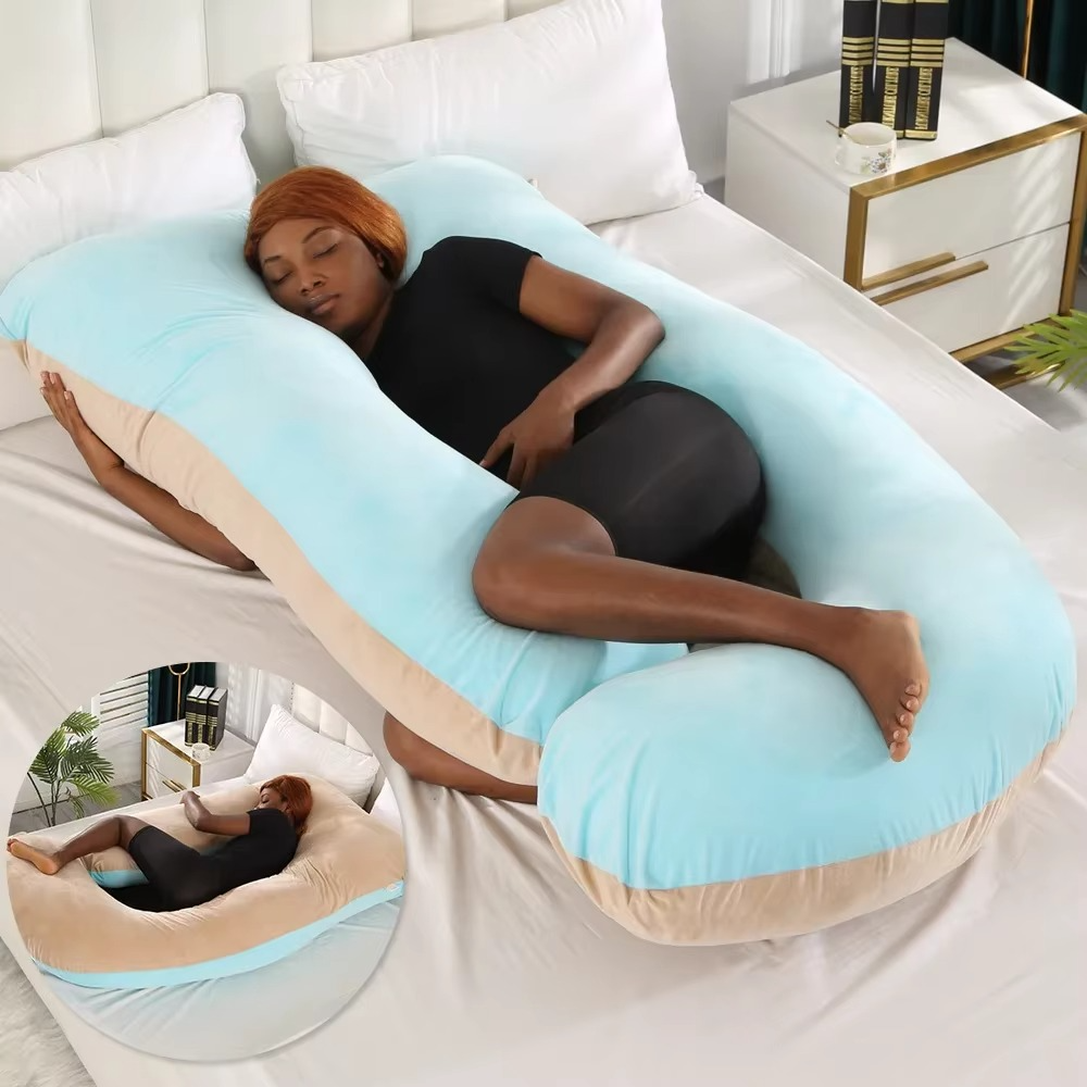 Comfortable Full Body Pregnancy Pillow for Side Sleepers