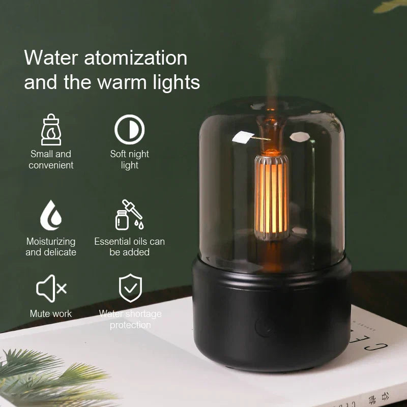 Classic USB Essential Oil Diffuser with LED Night Light