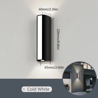 Outdoor Motion Sensor LED Wall Light