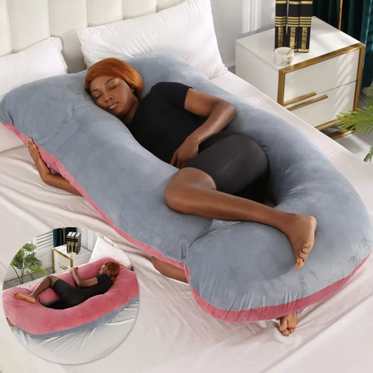 Comfortable Full Body Pregnancy Pillow for Side Sleepers