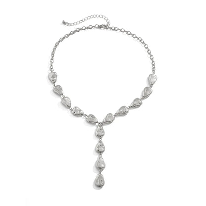 Cofik | Chic Natural Stone Drop Necklace