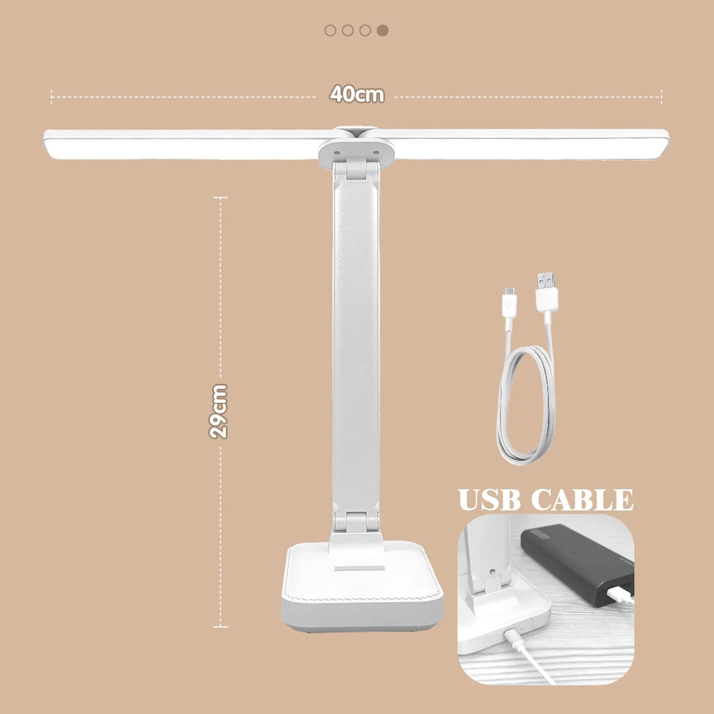 Bright USB Dimmable Desk Lamp