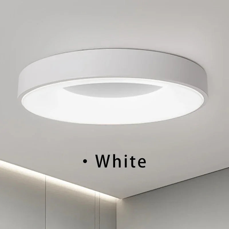 Stylish Round LED Ceiling Lamp with Remote Control
