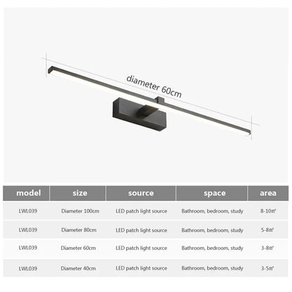 Contemporary LED Bathroom Sconce