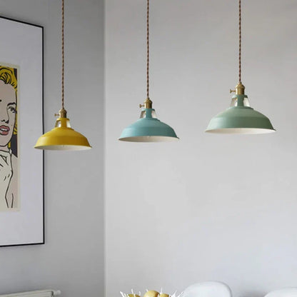 Rustic Metal LED Pendant Light Fixture