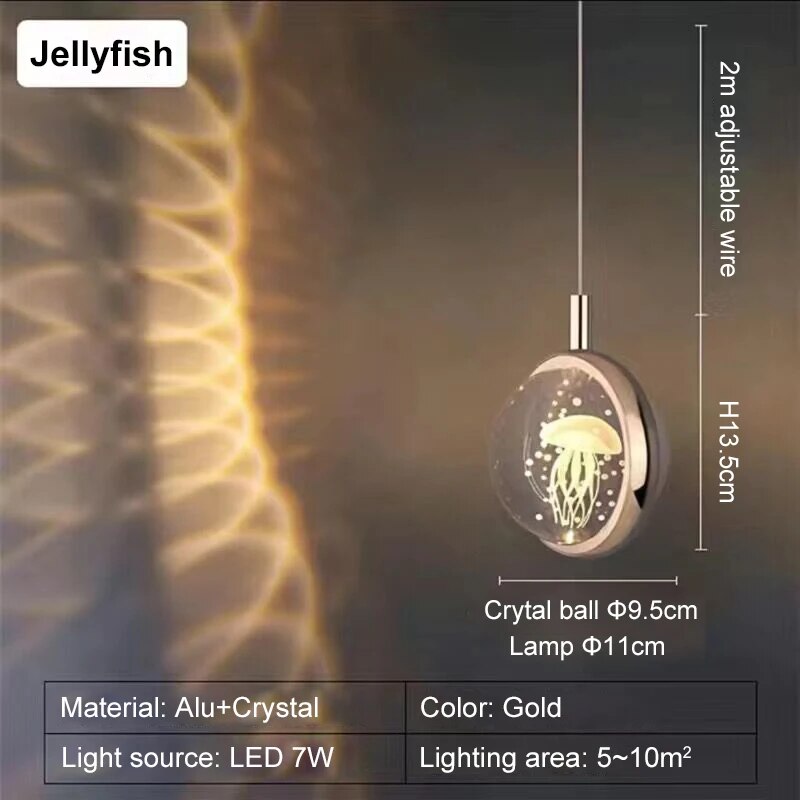 Colorful Crystal LED Mood Table Lamp