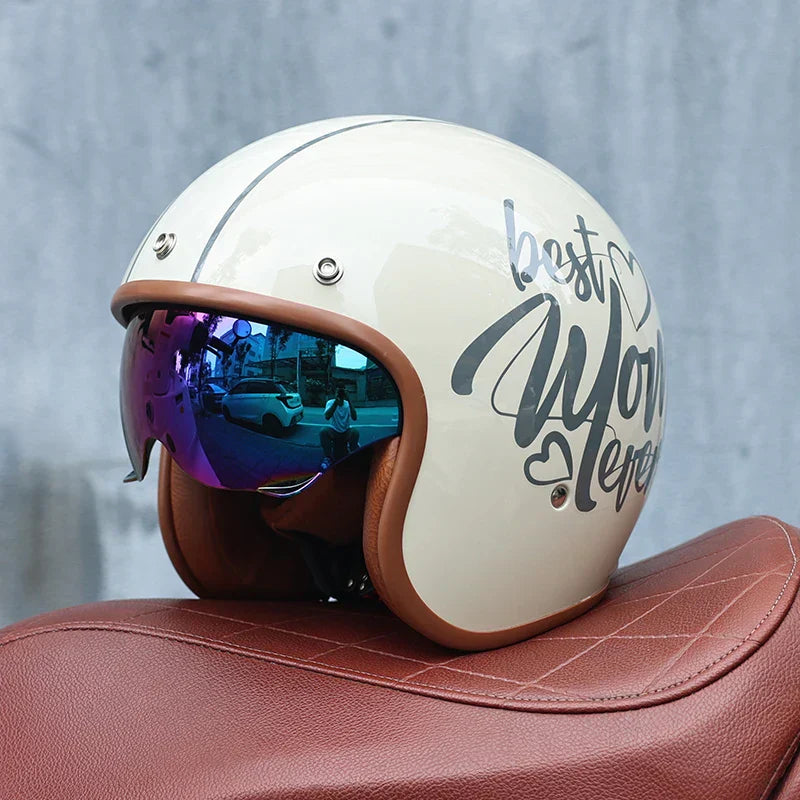 Classic Open Face Motorcycle Helmet - Valor