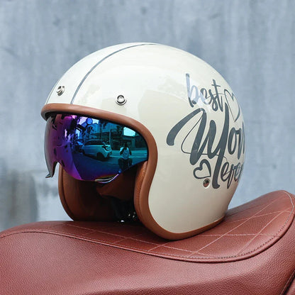 Classic Open Face Motorcycle Helmet - Valor