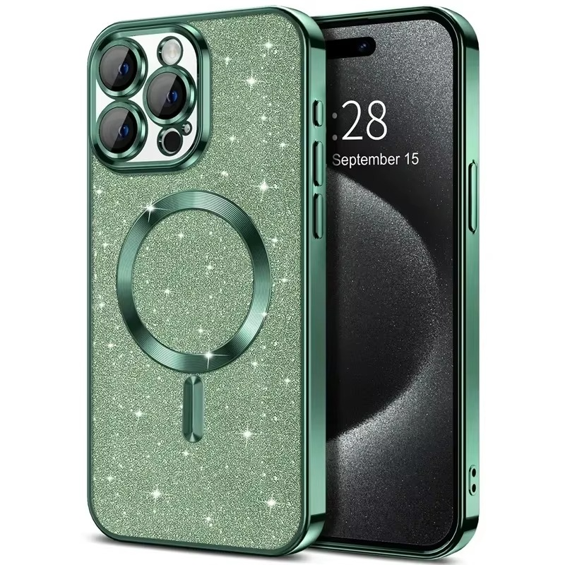 Shiny Metal Phone Case with MagSafe for iPhone