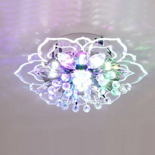 Bright LED Crystal Pendant Light Fixture - Cofik