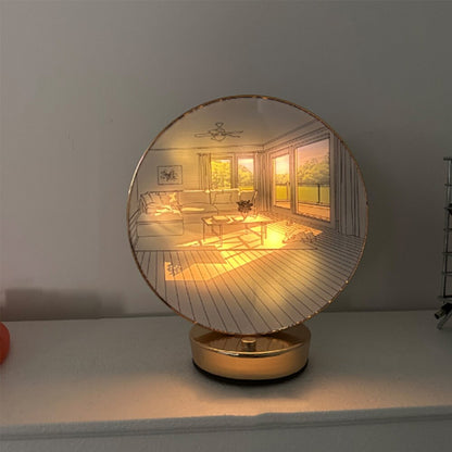 Unique Handmade Globe Table Lamp