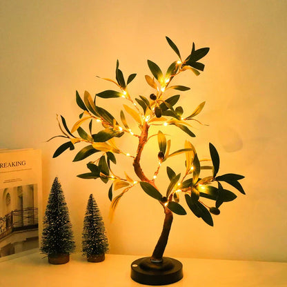 Portable Table Tree Lamp with Detachable Base