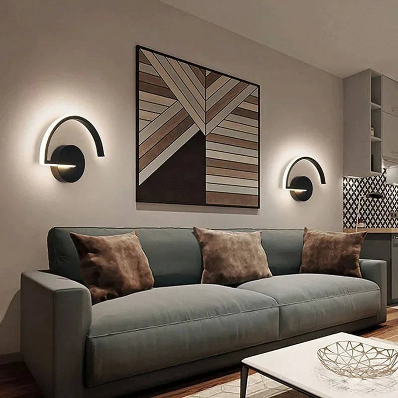 Contemporary LED Bedside Wall Light Fixture