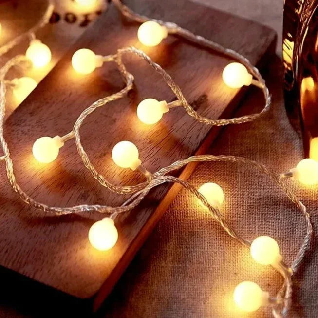 Warm White Fairy Lights 20ft Outdoor Indoor Decor