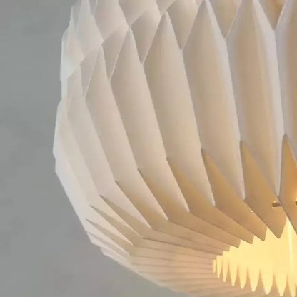 Beautiful Folded Paper Hanging Lamp