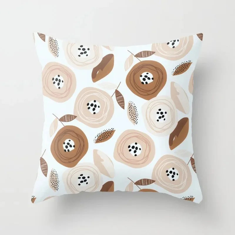 Soft Floral Pillow Cover