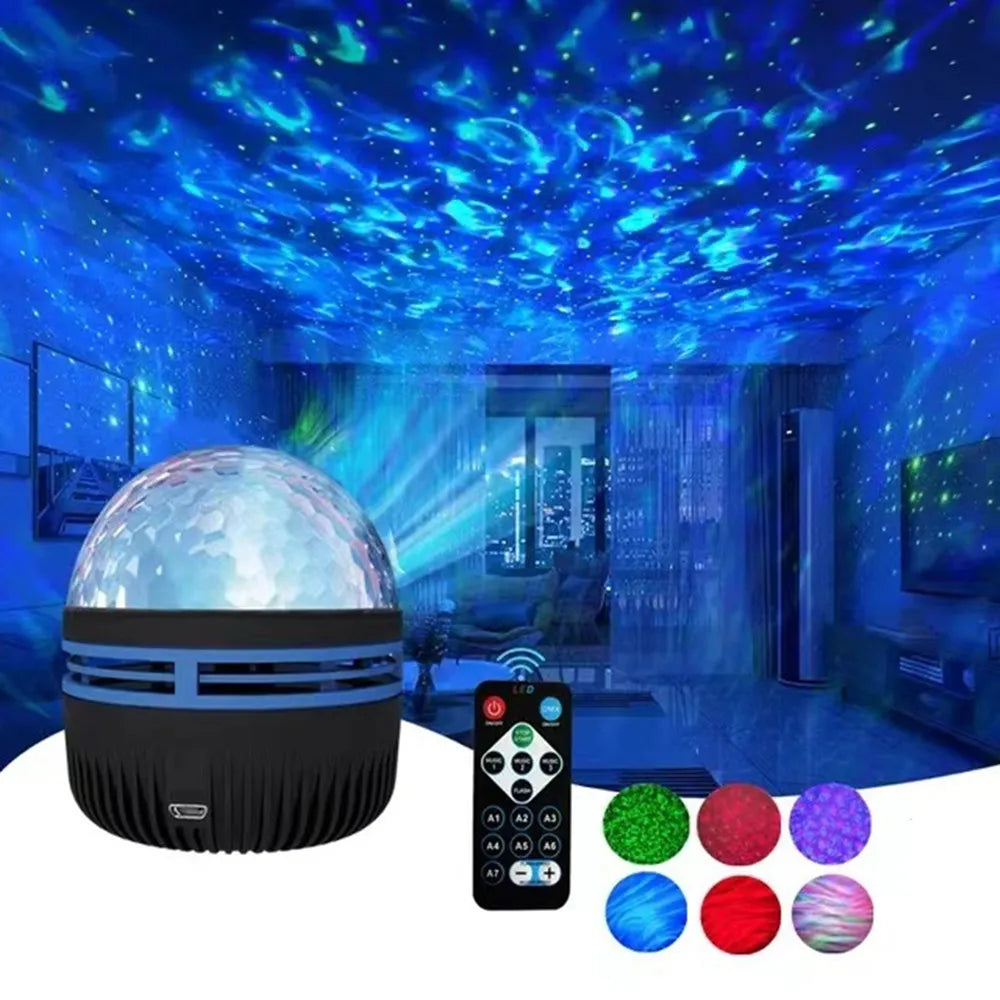 Colorful USB Star Night Light Projector