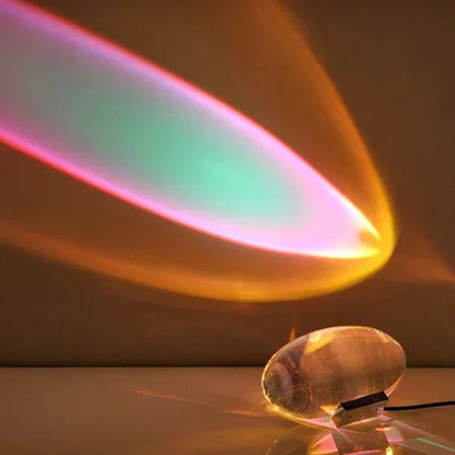 Colorful Glass Desk Table Lamp