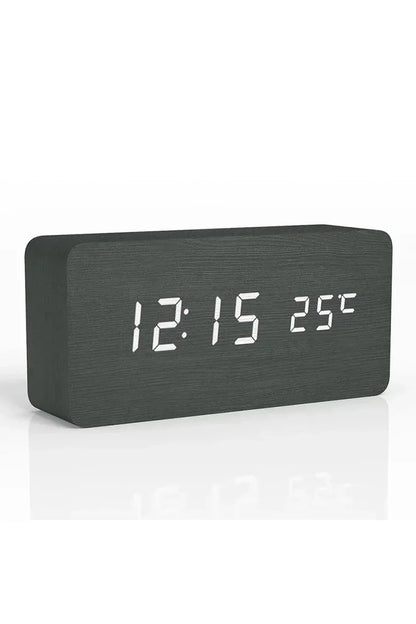Compact LED Clock with Multiple Display Modes